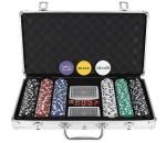 Poker set 300 chips 11,5 gr in aluminium case