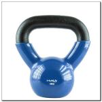 KETTLEBELL ŻELIWNY POKRYTY WINYLEM HMS KNV 4 KG NIEBIESKI