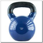 KETTLEBELL ŻELIWNY POKRYTY WINYLEM HMS KNV 20 KG NIEBIESKI