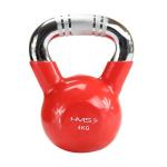 KETTLEBELL ŻELIWNY POKRYTY WINYLEM RADEŁKOWANY HMS KTC 6 KG