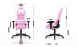 Fotel gamingowy dla dzieci HUZARO RANGER 6.0 PINK