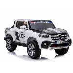 MERCEDES X LICENCJA POLICJA, 4X4 ,2x12V, MIĘKKIE KOŁA EVA, MIĘKK