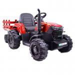 MEGA TRAKTOR AGRICULTURE Z PRZYCZEPĄ 2X200, 24V, SZYBKI SUPER JA