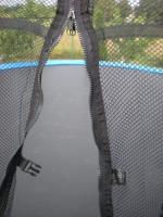 Trampolina z siatką i drabinką średnica 404cm