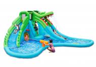 Inflatable double water slide COCCODRILLO