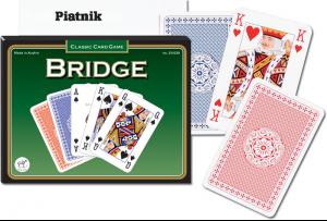 Karty CLASSIC BRIDGE PIATNIK 2 talie w pudełku