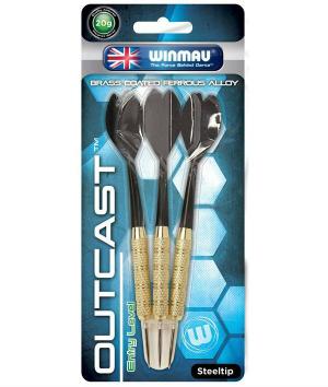 Komplet 3 rzutek WINMAU OUTCAST 20 gr /steel tip/