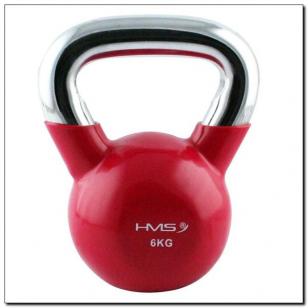 KETTLEBELL ŻELIWNY POKRYTY WINYLEM HMS KTC 6 KG