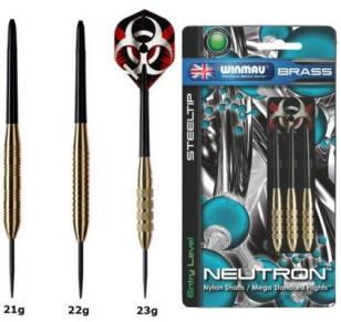 Komplet 3 rzutek WINMAU NEUTRON 21 gram  /steel tip/