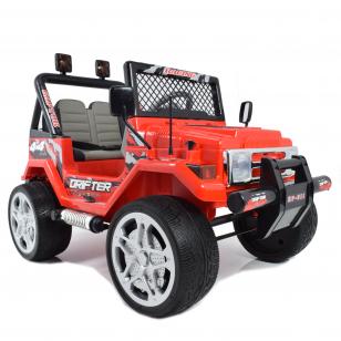 MEGA JEEP DRIFFTER EXCLUSIVE DLA 2 DZIECI, WOLNY START, MIEKKIE