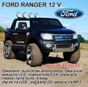 FORD RANGER  F150 LICENCJA, MIĘKKIE KOŁA EVA, WOLNY START,  KLUC