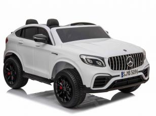 MERCEDES GLC 63S LICENCJA, 4X4, 2x12V, MIĘKKIE KOŁA EVA, MIĘKKIE