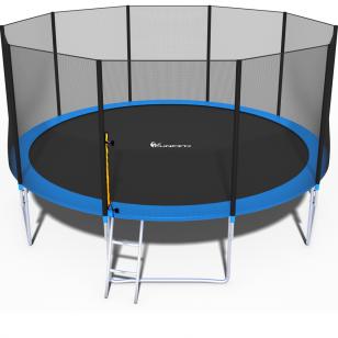 Trampolina z siątką i drabinką średnica 490 cm