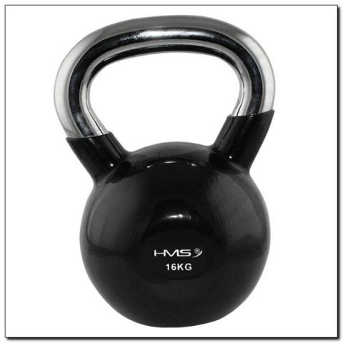 KETTLEBELL ŻELIWNY POKRYTY WINYLEM HMS KTC 16 KG