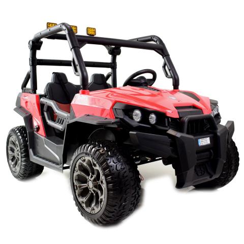 MEGA BUGGY UTV DLA 2 DZIECI, 4 SILNIKI, MIĘKKIE SIEDZENIE, MIĘKK