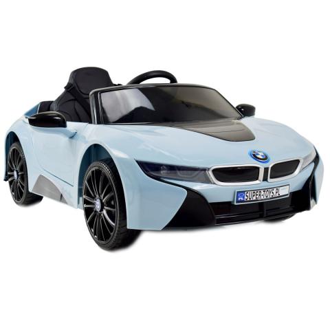 ORYGINALNE BMW I8 - MIĘKKIE KOŁA, MIĘKKIE SIEDZENIE/JE1001